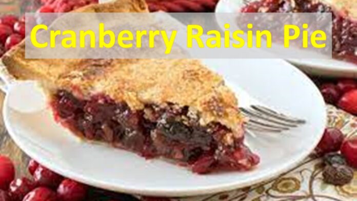 Cranberry Raisin Pie